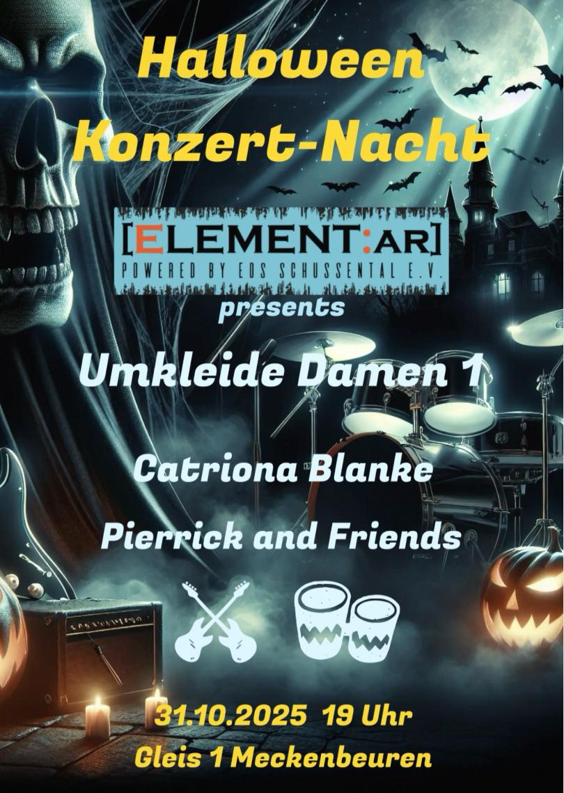 Halloween Nacht - Flyer Elementar